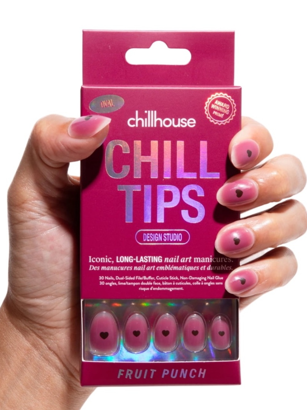 Chillhouse Chill Tips Press On Nails in Fruit Punch